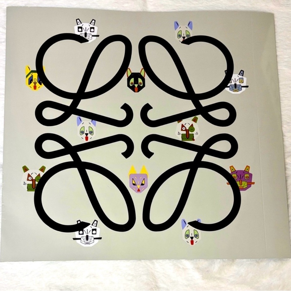 Loewe Box Limited Edition. 2024 Cats. Gray with Black Logo. 1 LEFT